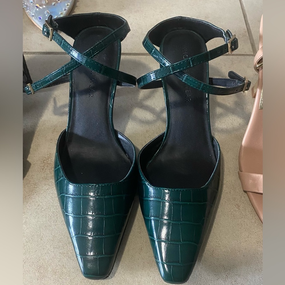 Green heels